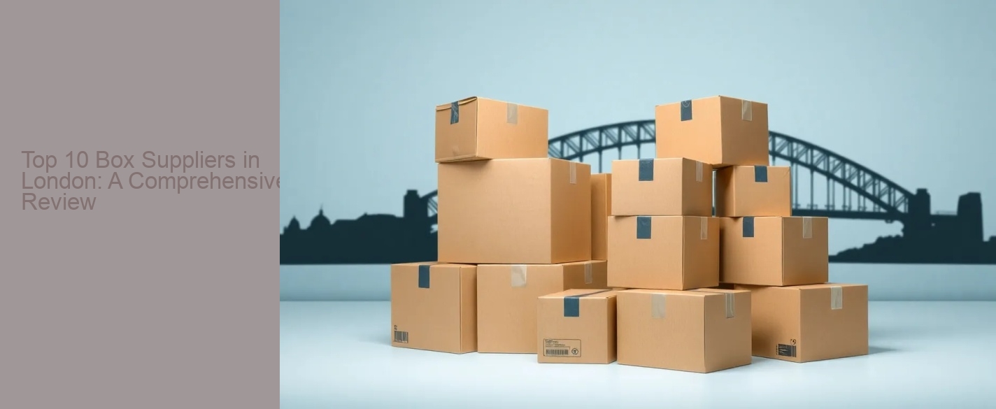 Top 10 Box Suppliers in London: A Comprehensive Review